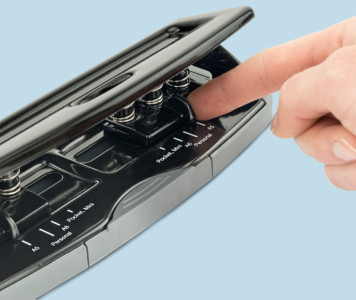 RAPESCO Mehrfachlochung für Terminplaner, schwarz