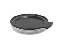 PAPSTAR Circulware Deckel für Mehrweg-Trinkbecher, schwarz