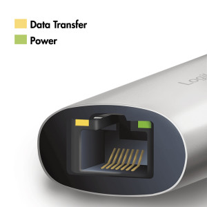 LogiLink USB 3.2 - Gigabit Ethernet Adapter, aus Aluminium