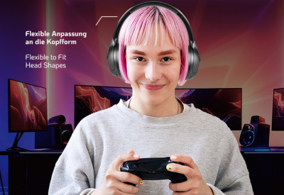 LogiLink BT 6.0 Gaming-Headset THUNDER BLUE, bluetoothfähig