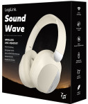LogiLink BT 6.0 Headset SOUND WAVE, bluetoothfähig, creme