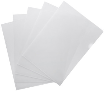 pavo Pochette coin, A4, PP, 0,10 mm, grainé, transparent