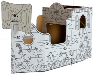 Fellowes Bankers Box XL Spielkarton PIRATENSCHIFF, Wellpappe Fellowes Bankers Box XL Spielkarton PIRATENSCHIFF, Wellpappe