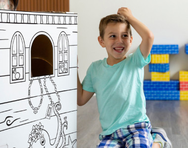 Fellowes Bankers Box XL Spielkarton PIRATENSCHIFF, Wellpappe