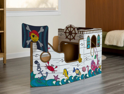 Fellowes Bankers Box XL Spielkarton PIRATENSCHIFF, Wellpappe