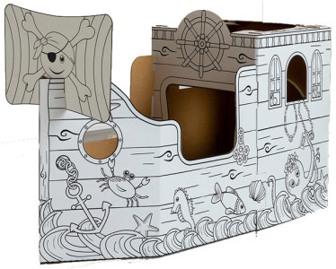 Fellowes Bankers Box XL Spielkarton PIRATENSCHIFF, Wellpappe