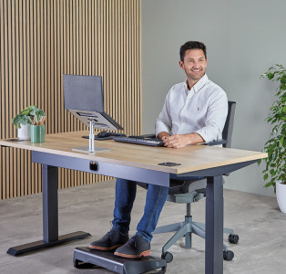 Fellowes Notebook-Ständer Alumia, schwarz