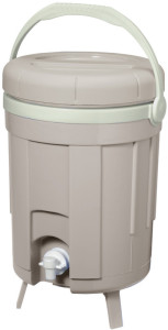 EDA Poubelle à compost BOKASHI, 8 litres, chaux/amande