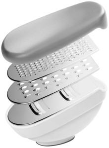 metaltex Mandoline universelle Trio-Box, 3 inserts