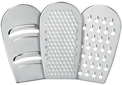 metaltex Mandoline universelle Trio-Box, 3 inserts