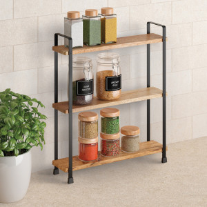 metaltex Étagère à épices York LAVA, 2 niveaux