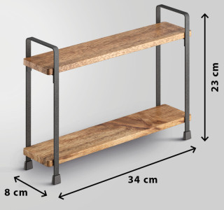 metaltex Étagère à épices York LAVA, 3 niveaux