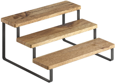 metaltex Étagère à épices en escalier York LAVA, 3 niveaux