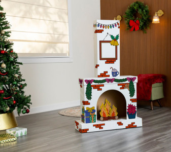 Fellowes Bankers Box Carton de jeu XL CHEMINÉE DE NOEL