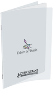 CONQUERANT CLASSIQUE Cahier de dessin, 170 x 220, 32 pages