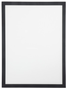 EUROPEL Cadre magnétique, A3, pack de 5, noir