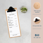 EUROPEL Porte-addition à pince, bambou EUROPEL Porte-addition à pince, bambou