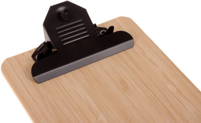 EUROPEL Porte-addition à pince, bambou