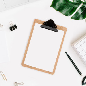 EUROPEL Porte-menu, A4, format portrait, bambou