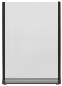 EUROPEL Porte-visuel, A4, métal, noir