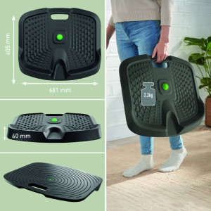 LEITZ Anti-Ermüdungmatte Ergo Active, dunkelgrau