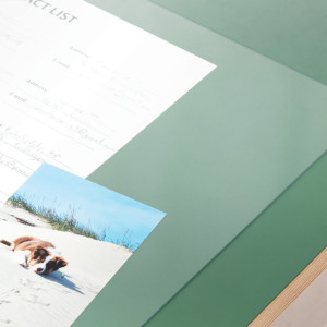 LEITZ Schreibunterlage, 700 x 360 mm, aus PVC, transparent