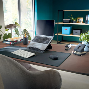 LEITZ Gaming Maus Pad, (B)1.000 x (T)400 mm, dunkelgrau