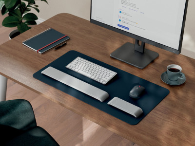 LEITZ Schreibunterlage, 700 x 360 mm, aus recyceltem Leder