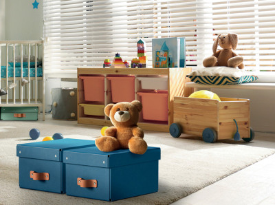 LEITZ Aufbewahrungsbox-Set Puro, Karton, 17 Liter, nachtblau