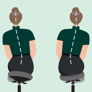 LEITZ Sitzhocker Ergo Active mit Rollen + Balancekomfortsitz