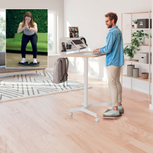 LEITZ Balance Board Ergo Active, dunkelgrau