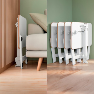 LEITZ Sitz-Steh Workstation Ergo Compact, klappbar, weiß