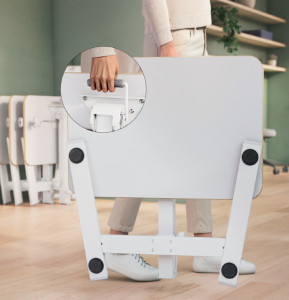 LEITZ Sitz-Steh Workstation Ergo Compact, klappbar, weiß