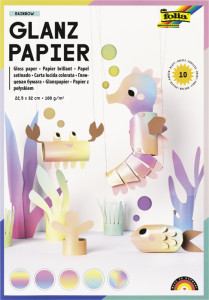 folia Papier brillant Rainbow, 225 x 320 mm, 100 g/m2