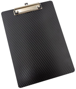 WEDO Porte-bloc aspect carbone, A4, en PP, noir