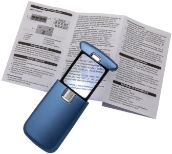 WEDO Lupe Lucina mit LED-Licht, blau