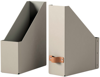 LEITZ Porte-revues Puro, A4, carton, set de 2, vert sauge