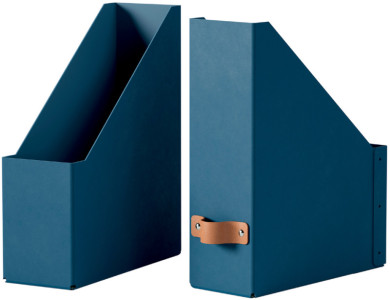 LEITZ Porte-revues Puro, A4, carton, set de 2, vert sauge