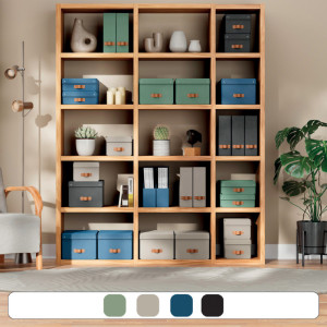 LEITZ Porte-revues Puro, A4, carton, set de 2, vert sauge