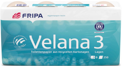 Fripa Papier toilette Velana, 3 couches, marron