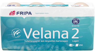 Fripa Papier toilette Velana, 2 couches, marron