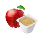 HELLMA Compote de pommes, 48 portions, dans un carton