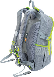 EBERHARD FABER Schulrucksack X-Style, grau/grün