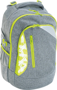 EBERHARD FABER Schulrucksack X-Style, grau/grün