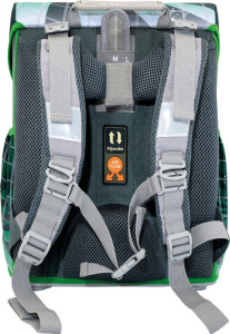 EBERHARD FABER Schulranzen-Set EFAlino Fußball, schwarz/grün