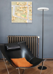 UNiLUX LED-Stehleuchte COCOON, Höhe: 1.800 mm, schwarz