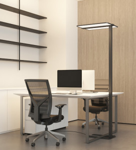 UNiLUX LED-Stehleuchte ATLAS, Höhe: 1.950 mm, schwarz