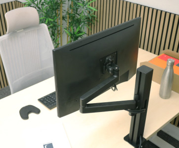 UNiLUX Monitorarm AXIO, Klemmbefestigung, schwarz