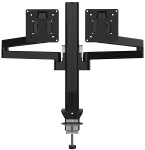 UNiLUX Doppel-Monitorarm AXIO, Klemmbefestigung, schwarz