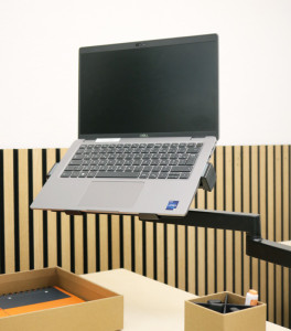 UNiLUX Doppel-Monitorarm AXIO, Klemmbefestigung, schwarz